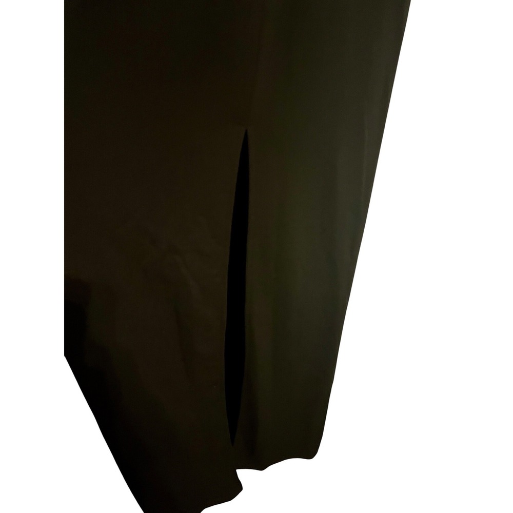 Lulus Black Bustier Mesh Maxi Dress XL Slit Formal Evening Gown - Picture 5 of 11